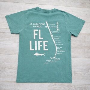 Surf Vibe St. Augustine Unisex Teal Graphic Tee